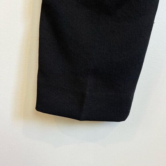 Aritzia Babaton Cohen Black Dress Pants Pleated Trousers Pockets Elastic Waist 2 - Picture 10 of 11